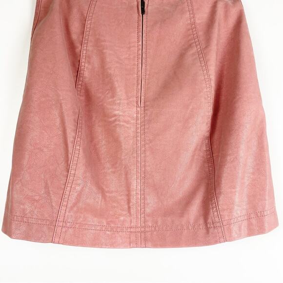 Free People Modern Femme Vegan Leather Suede Women’s Size 2 - Picture 9 of 10